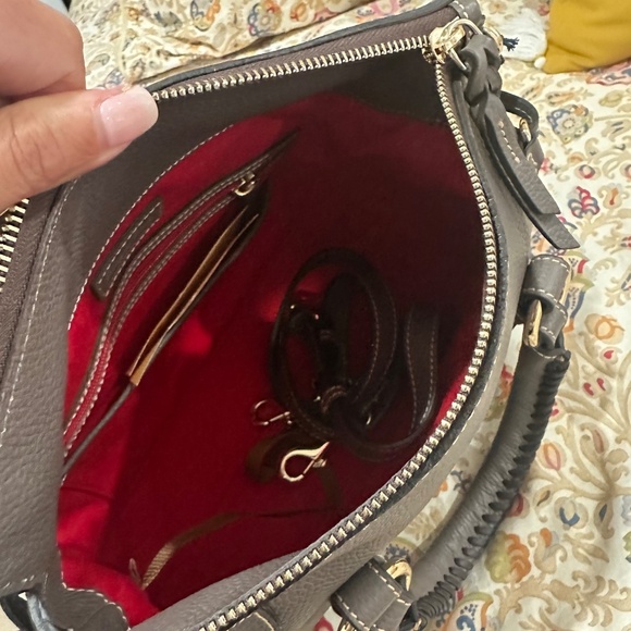 Dooney Pebble Grain Satchel - Elephant - Picture 4 of 4